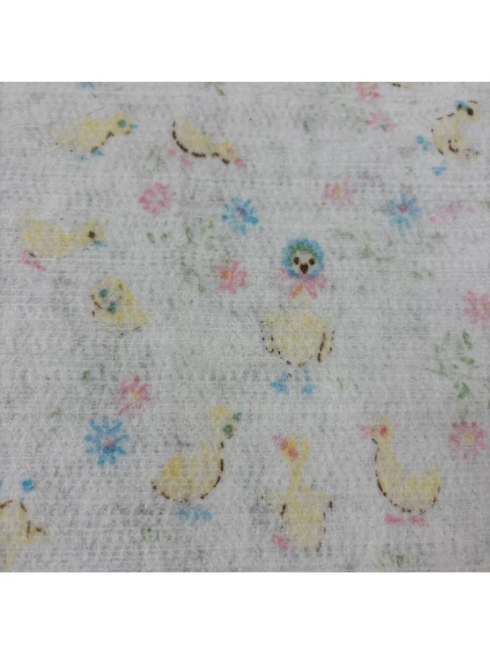 Chatham Vintage Baby Blanket Multicolored Ducks Floral Fade